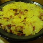 ジャガイモとベーコンのガレット