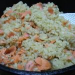 シンプル鮭ご飯【お手軽サービングポットご飯】