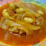 豚肉とベーコンの豆トマト煮【たんぱく質は自分でとれ！】