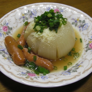 玉ねぎ丸ごとワイン煮 ダッチオーブンで作るキッチンレシピ集